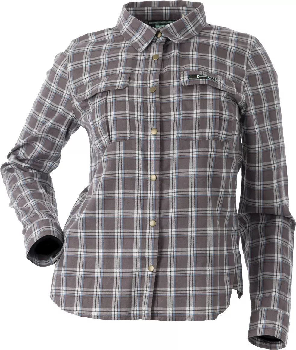 DSG Womens Plaid Button Down CLOSEOUT