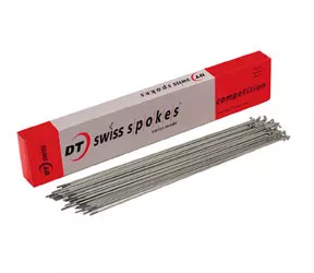 DT SwissCompetition Silver Spokes Box of 100