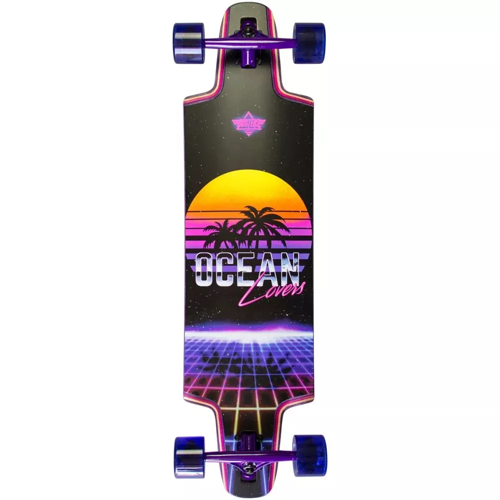 Dusters Ocean Lovers Purple 36" - Longboard Complete