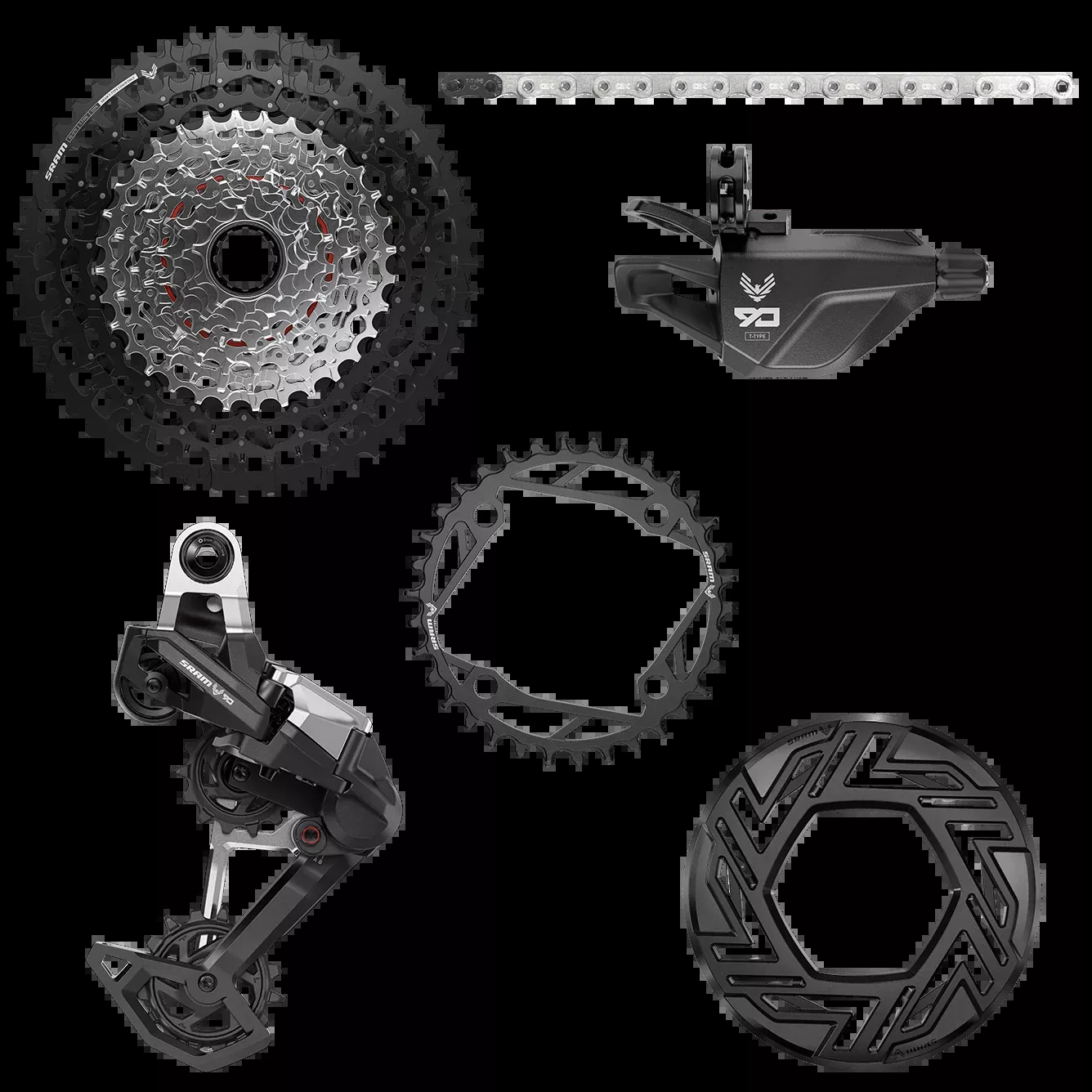 Eagle 90 Transmission E-MTB Groupset - 104BCD