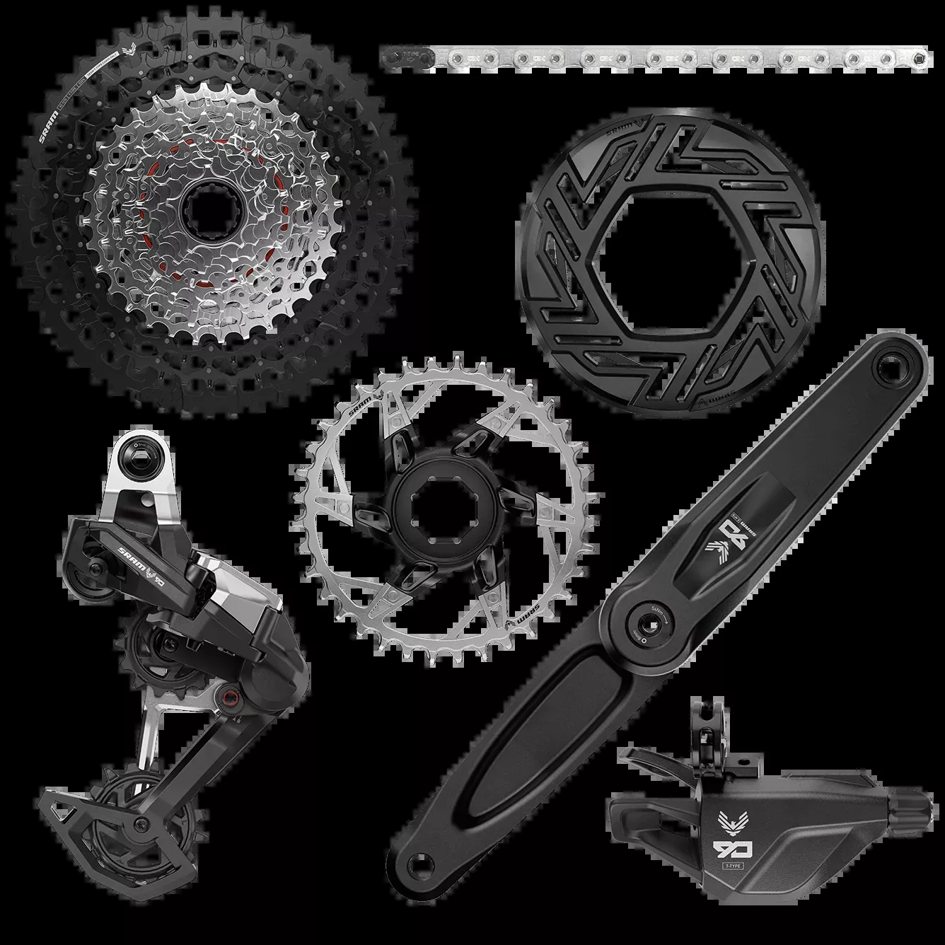 Eagle 90 Transmission E-MTB Groupset - SRAM/Brose