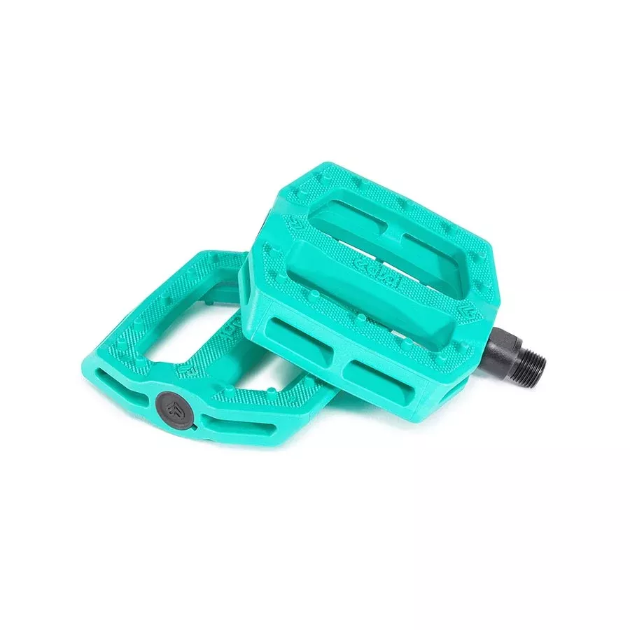 Eclat Slash Platform Pedals 9/16'' - Turqoise