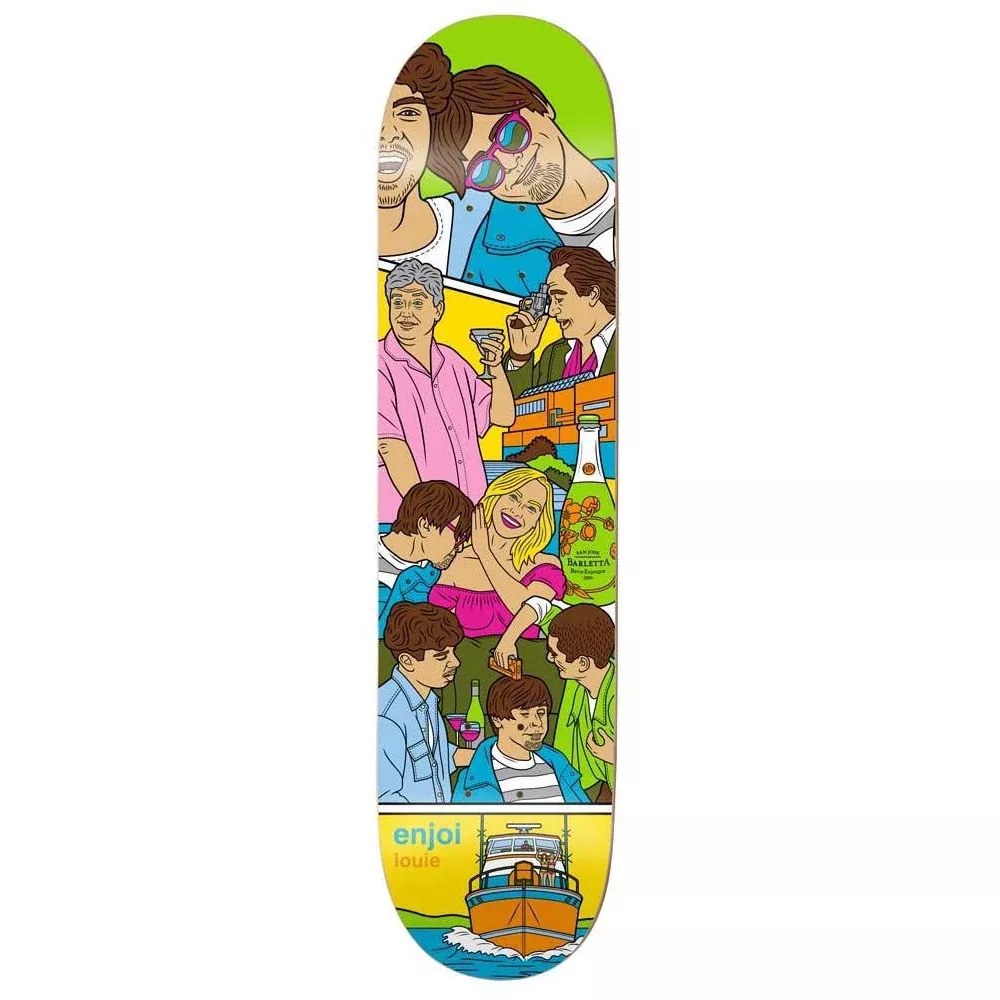 Enjoi Barletta Weekend At Louies R7 8.5 - Skateboard Deck