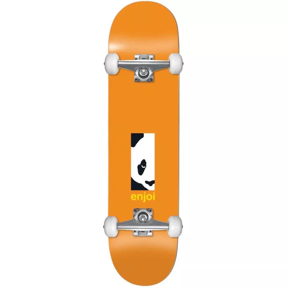 Enjoi Box Panda FP Orange 8.125 - Skateboard Complete