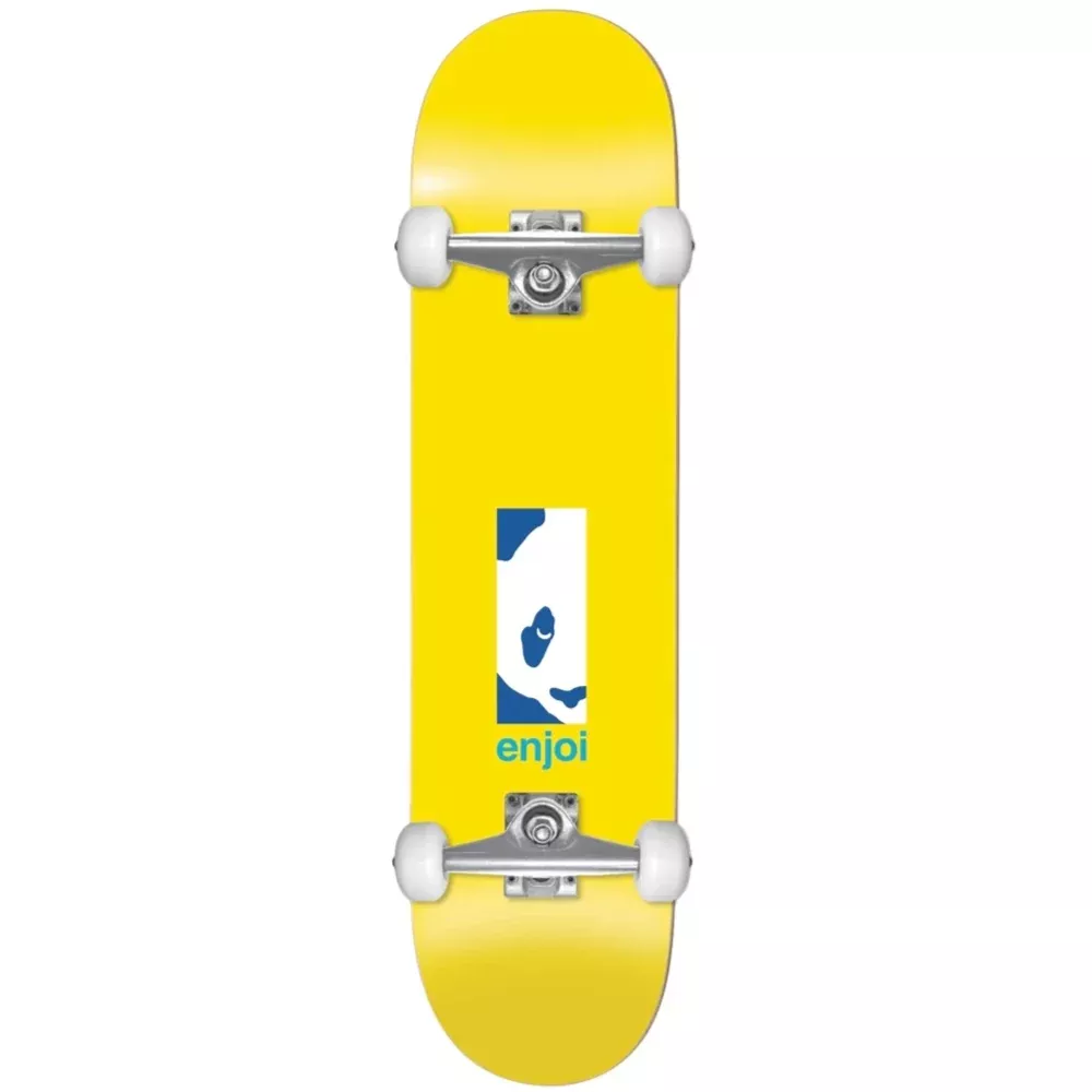 Enjoi Box Panda FP Yellow 8.125 - Skateboard Complete