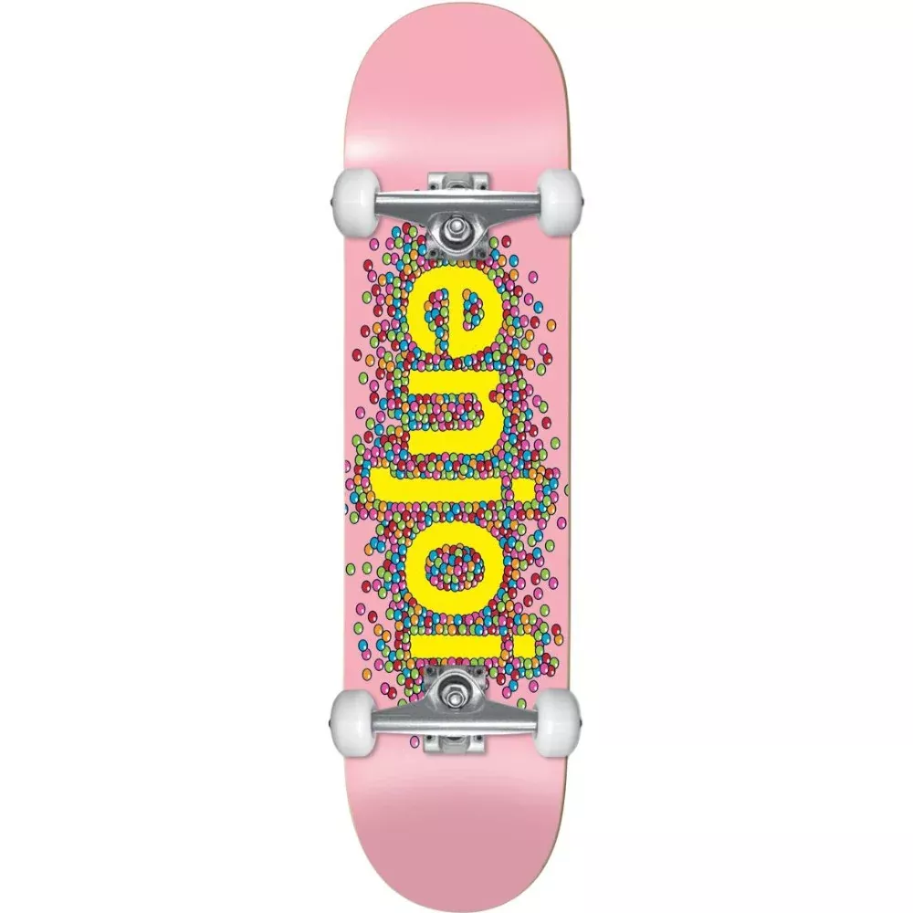 Enjoi Candy Coated FP Pink 8.25 - Skateboard Complete