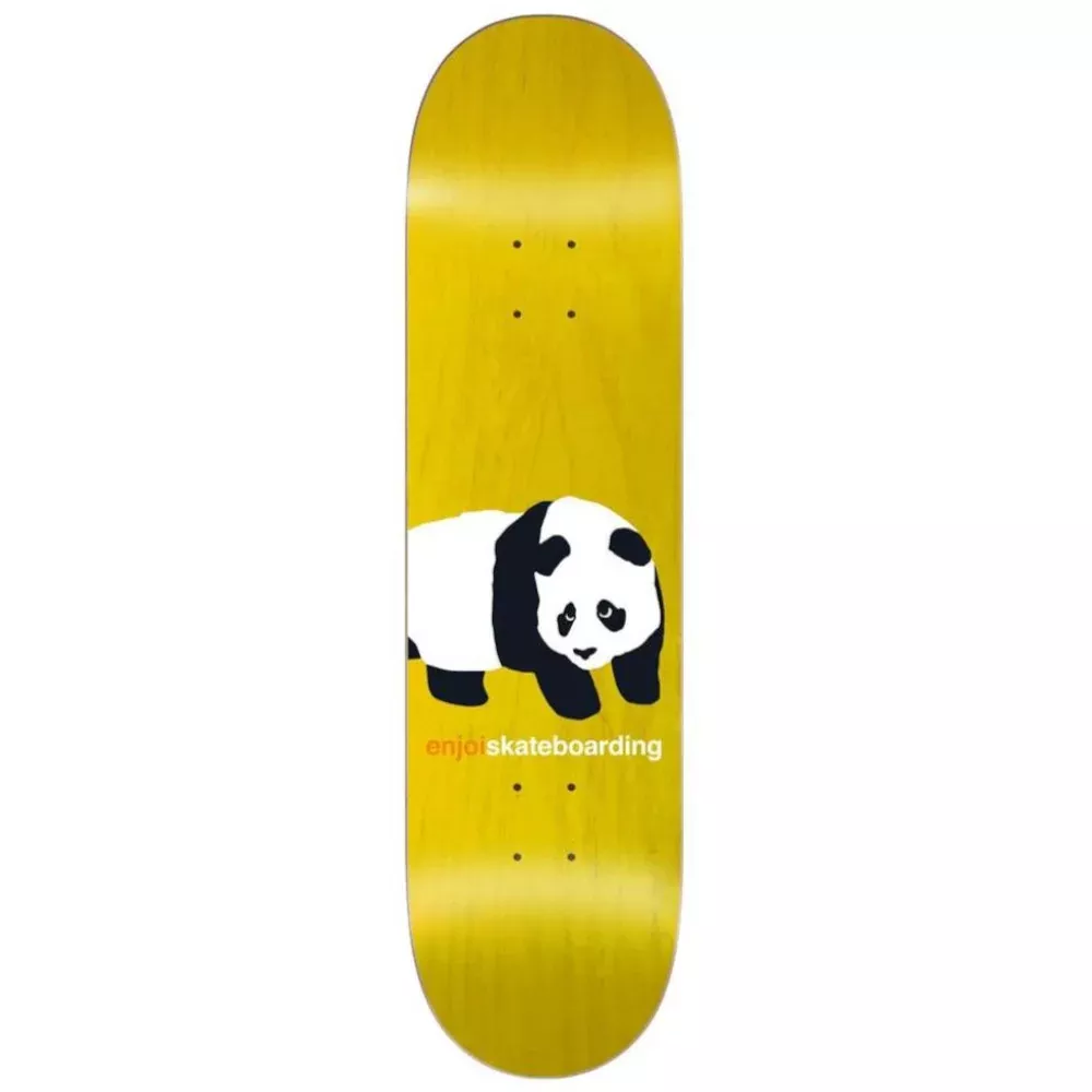 Enjoi Peekaboo Panda R7 Yellow 8.0 - Skateboard Deck