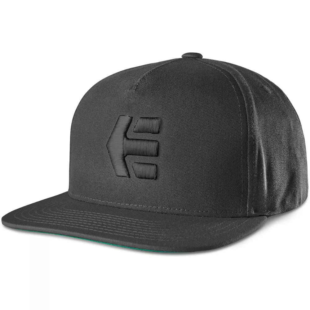 Etnies Icon Black / Black Snapback