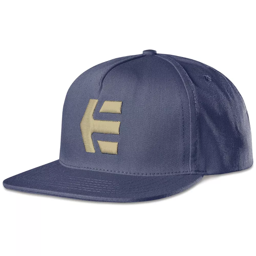 Etnies Icon Navy / Gold Snapback