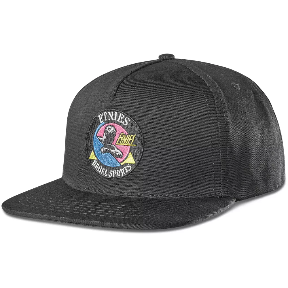 Etnies Rebel Sports Black Snapback