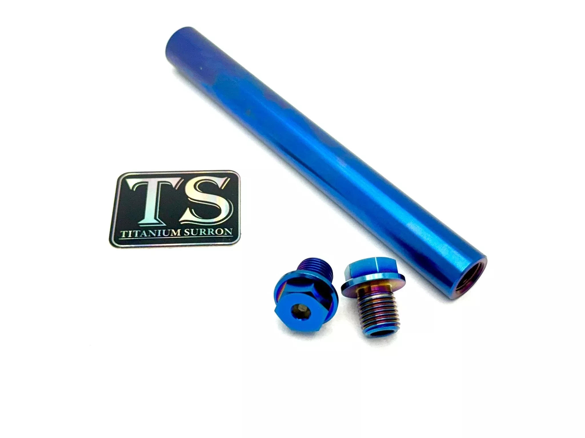 FastAce Fork Titanium Axle & Axle Bolts | 3-Piece Kit | ALX13RC 2.0 & AHX12RV Gravitee | 8 Colors