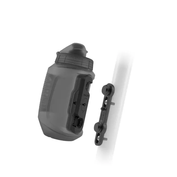 Fidlock Twist 550ml Compact Drink Bottle System-Transparent Black