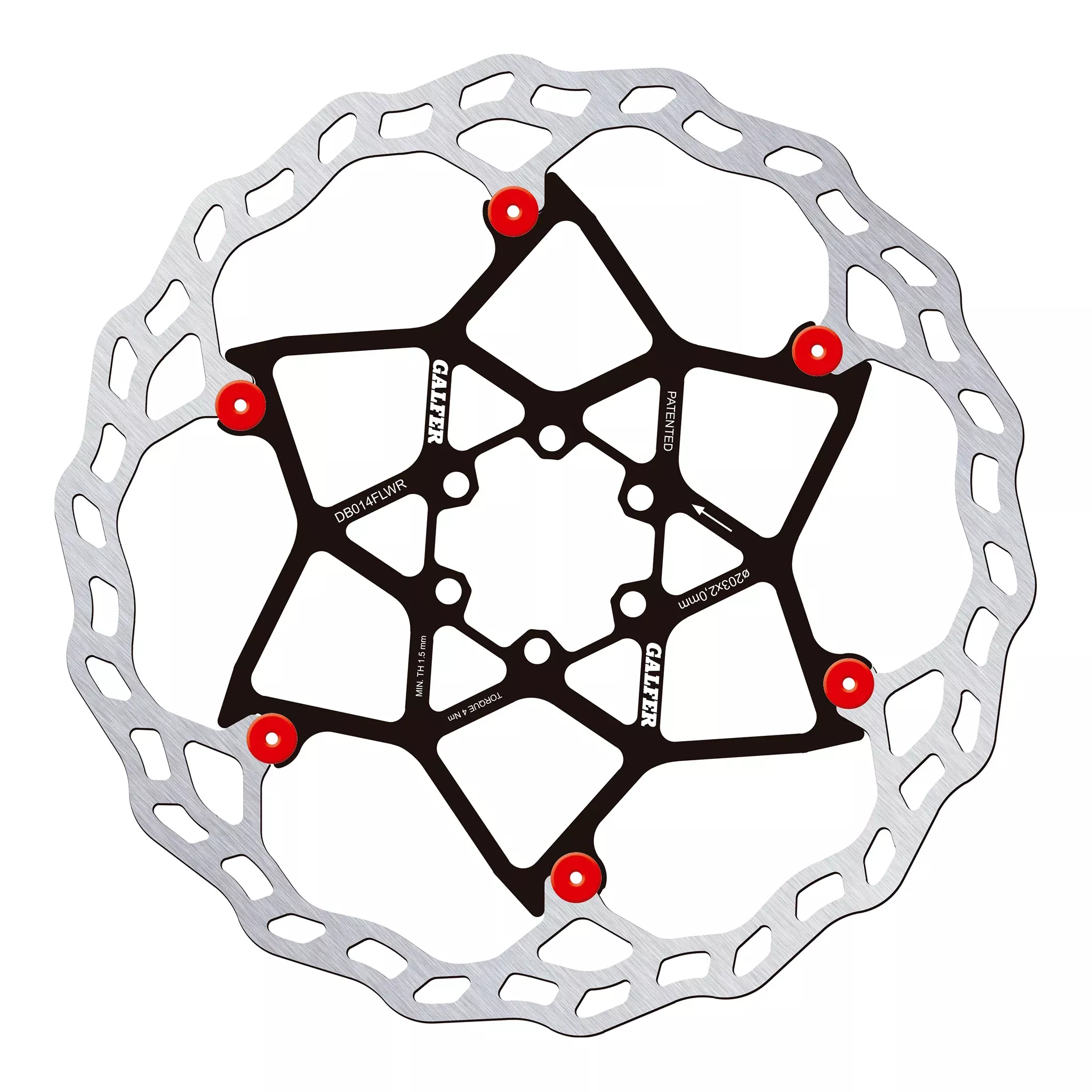 Floating Wave 6 Bolt Brake Disc Rotor