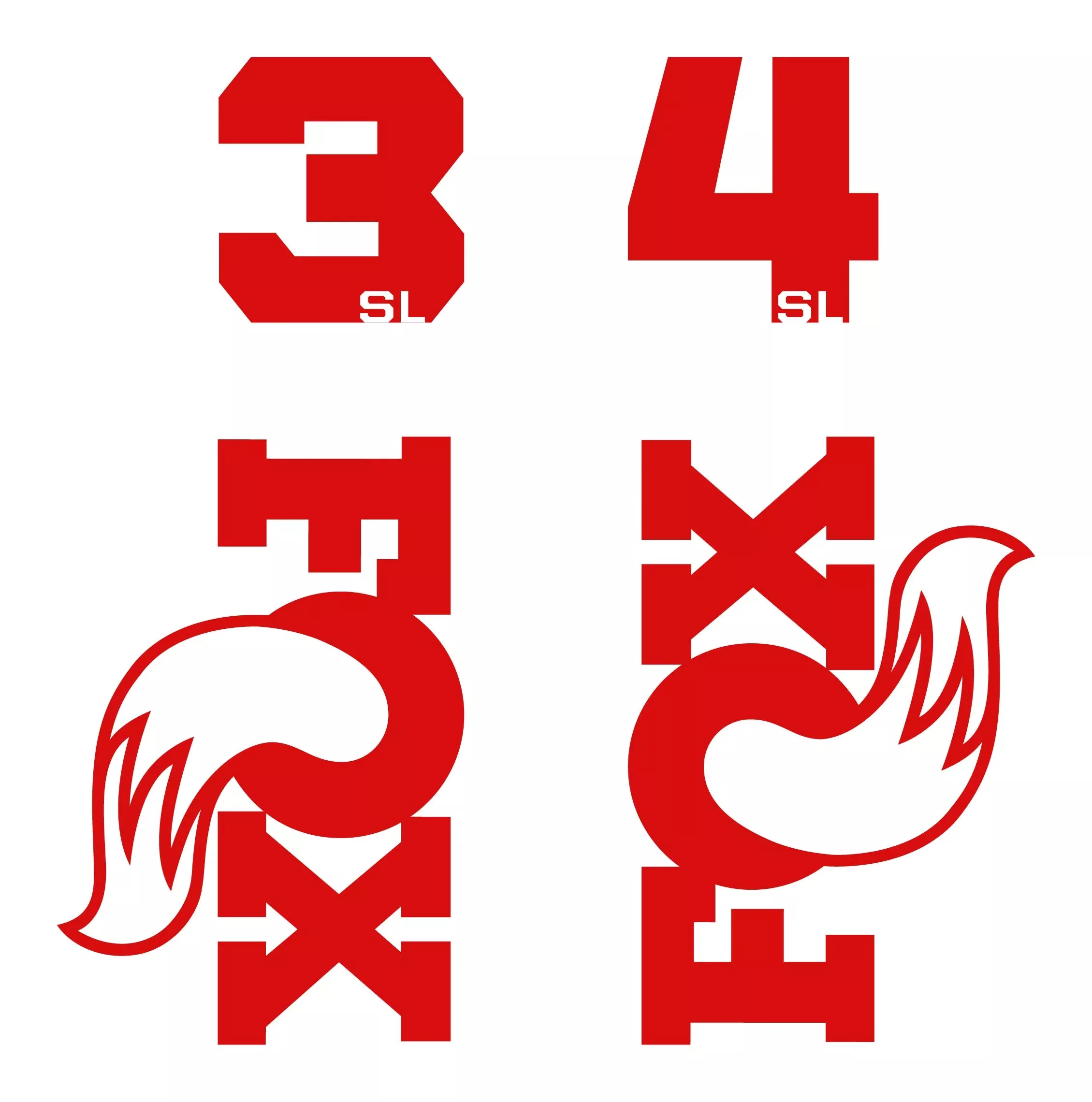 Fox 34 SL Die Cut Decal Kit - MY2026
