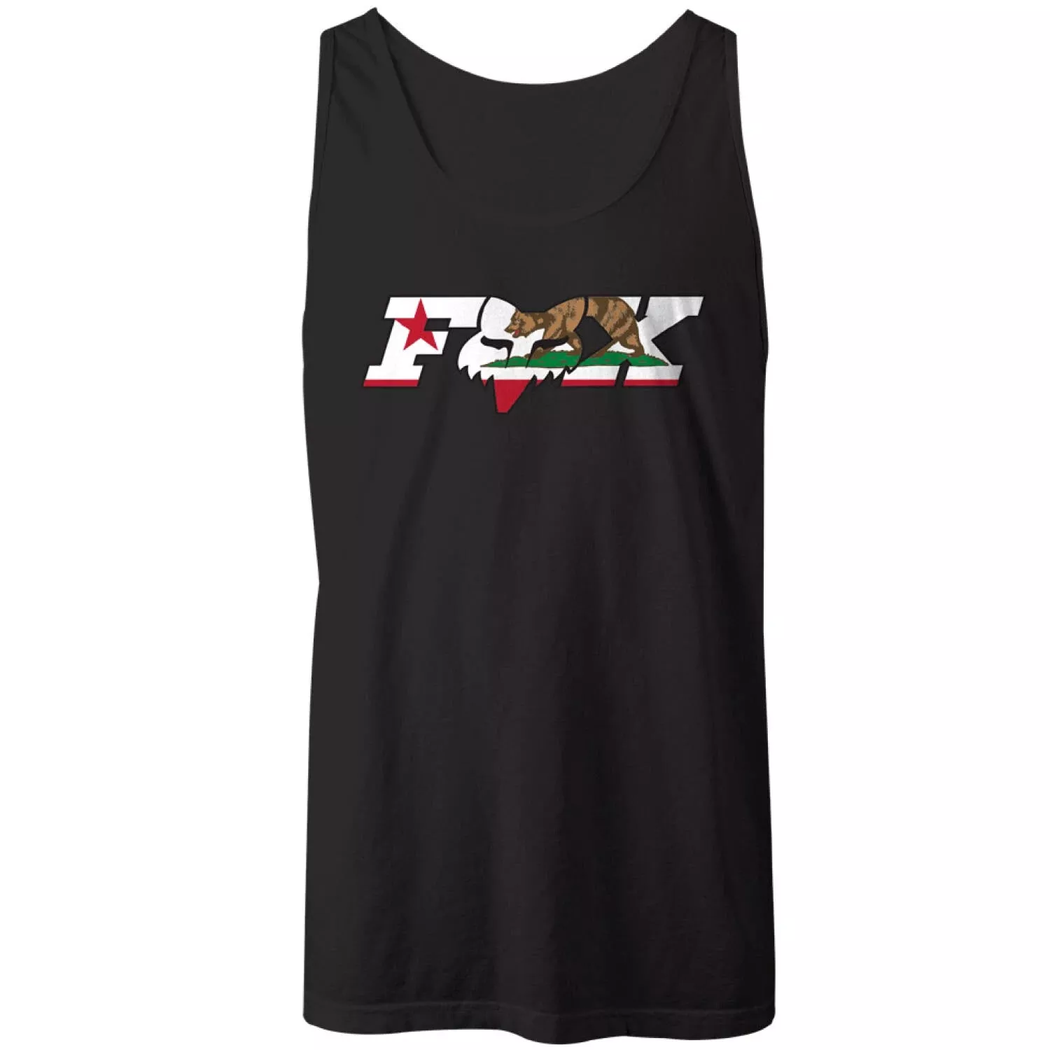 Fox Racing California Flag Tank Top