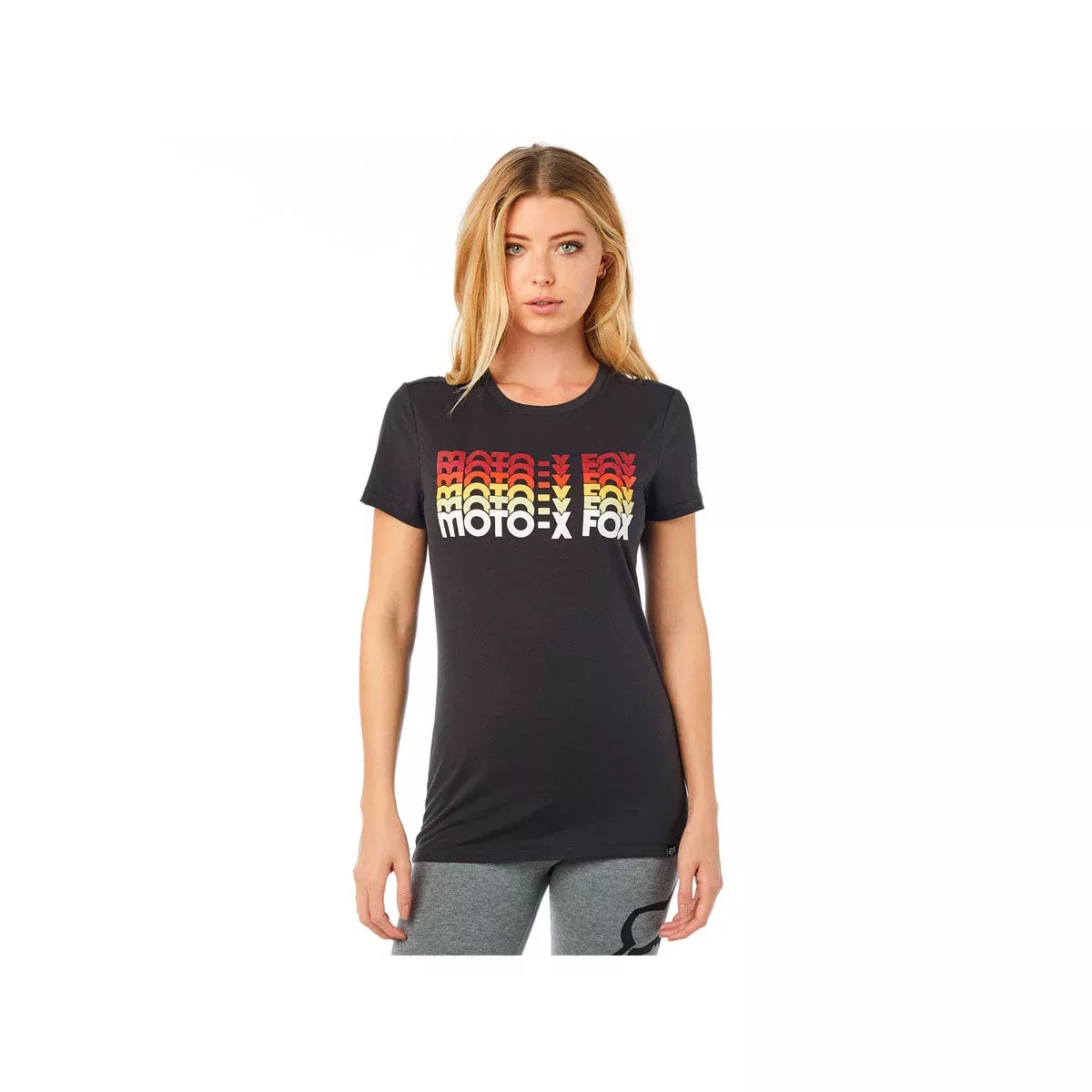 Fox Racing Womens Dragway Short Sleeve Crew Tee