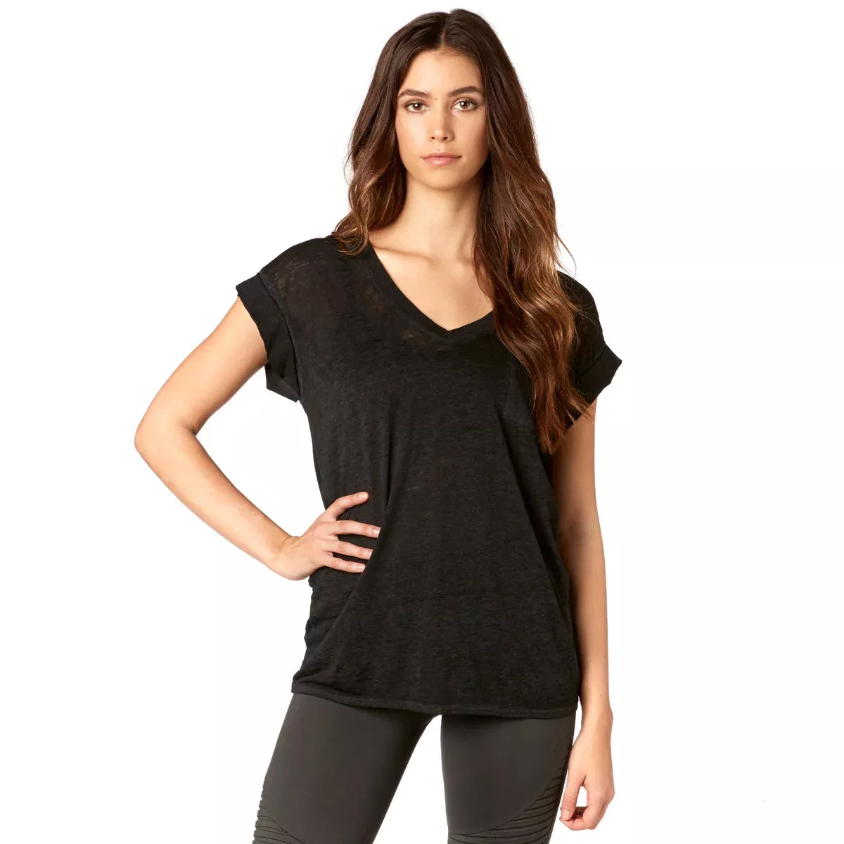 Fox Racing Womens Whirlwind Roll Sleeve Tee