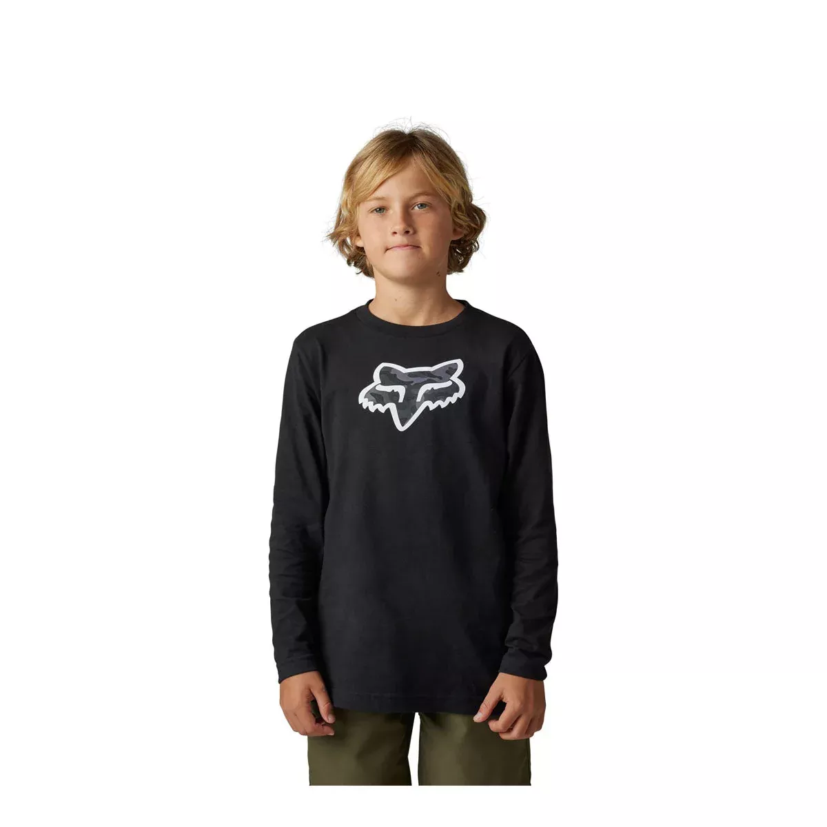 Fox Racing Youth Vzns Camo Long Sleeve Tee