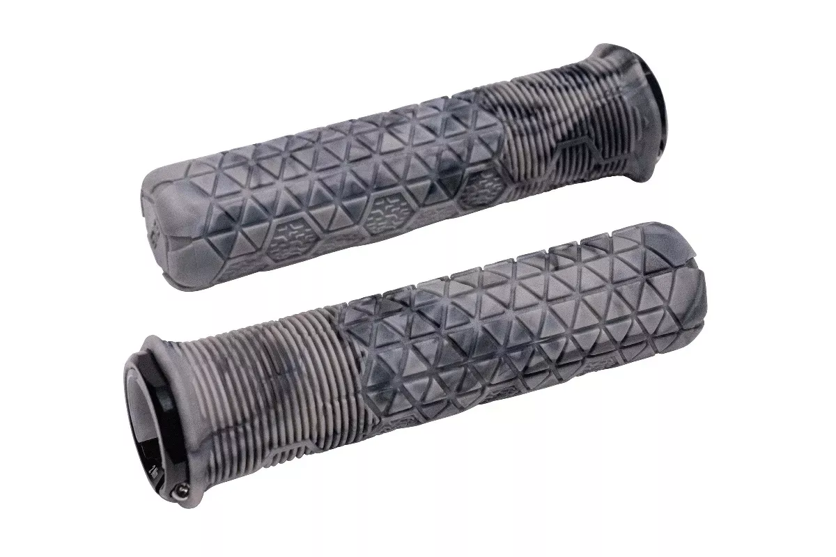 Fractal Lock-On Trail Grip - 31.5mm / Gray Swirl