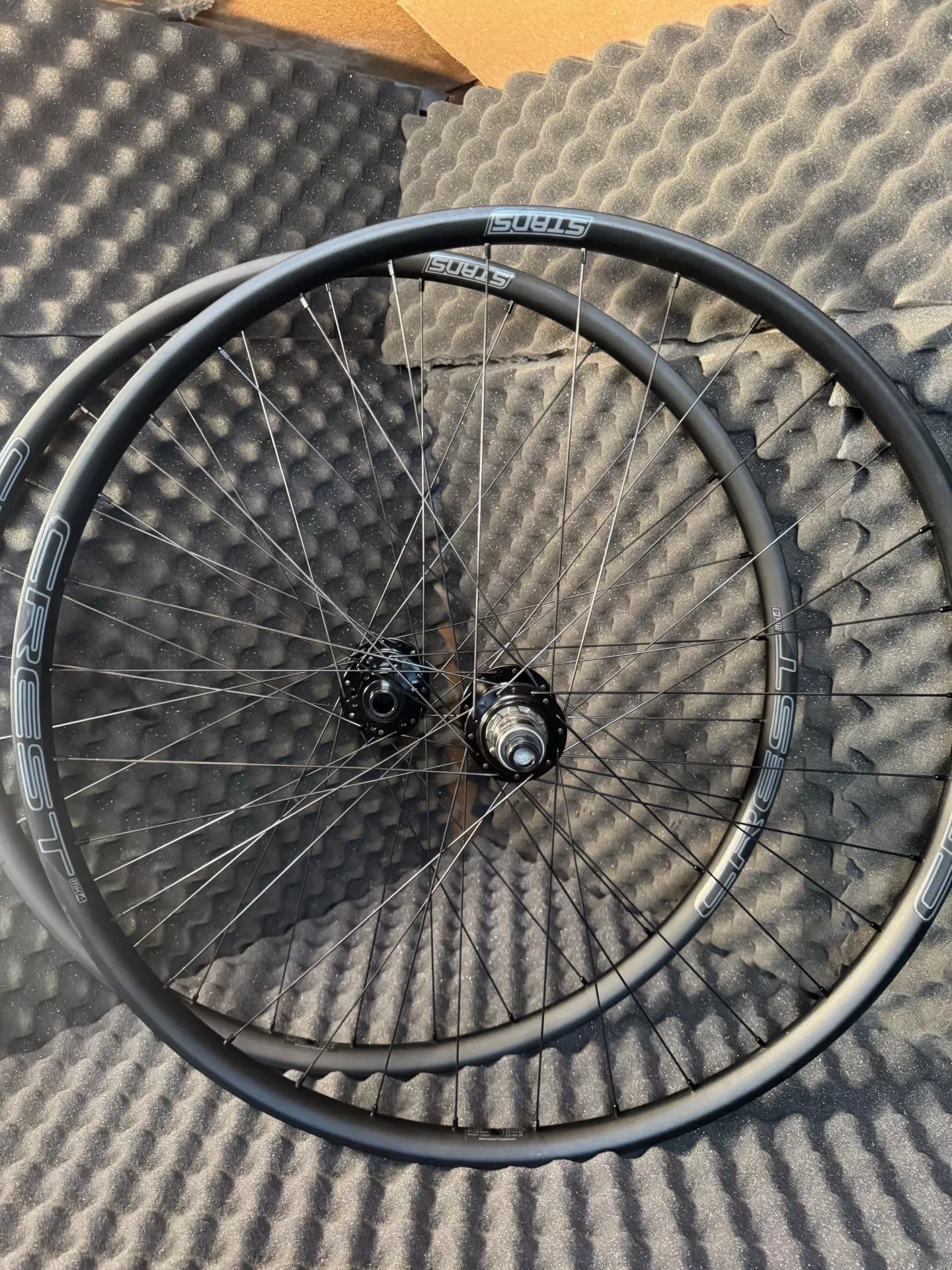 Front, non boost Ringle SCS hub onto crest mk4