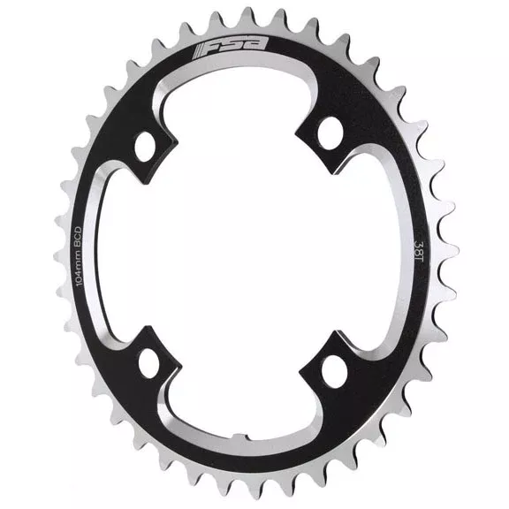FSA DH/SS MTB 38t 104mm Chainring 3mm Thick Black