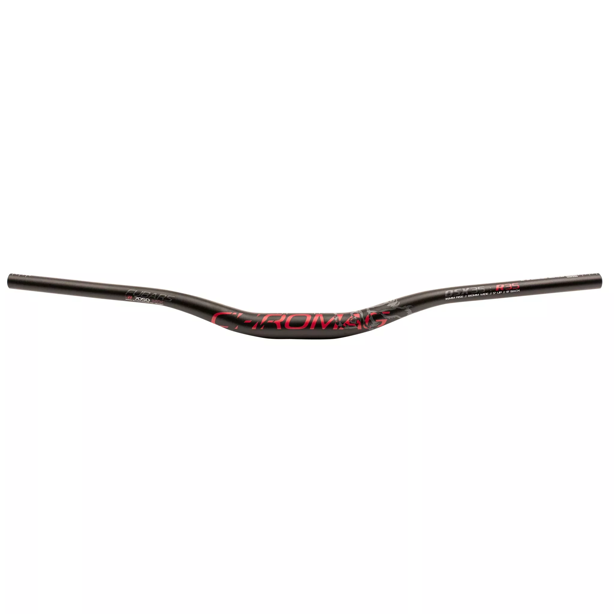 Fubars OSX 35 Bar (35.0) 25mm/800mm Blk/Red