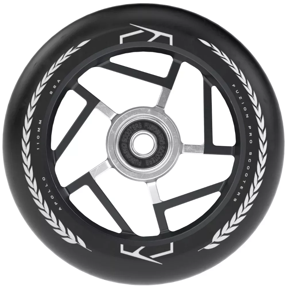 Fuzion Apollo Black 110mm - Scooter Wheels