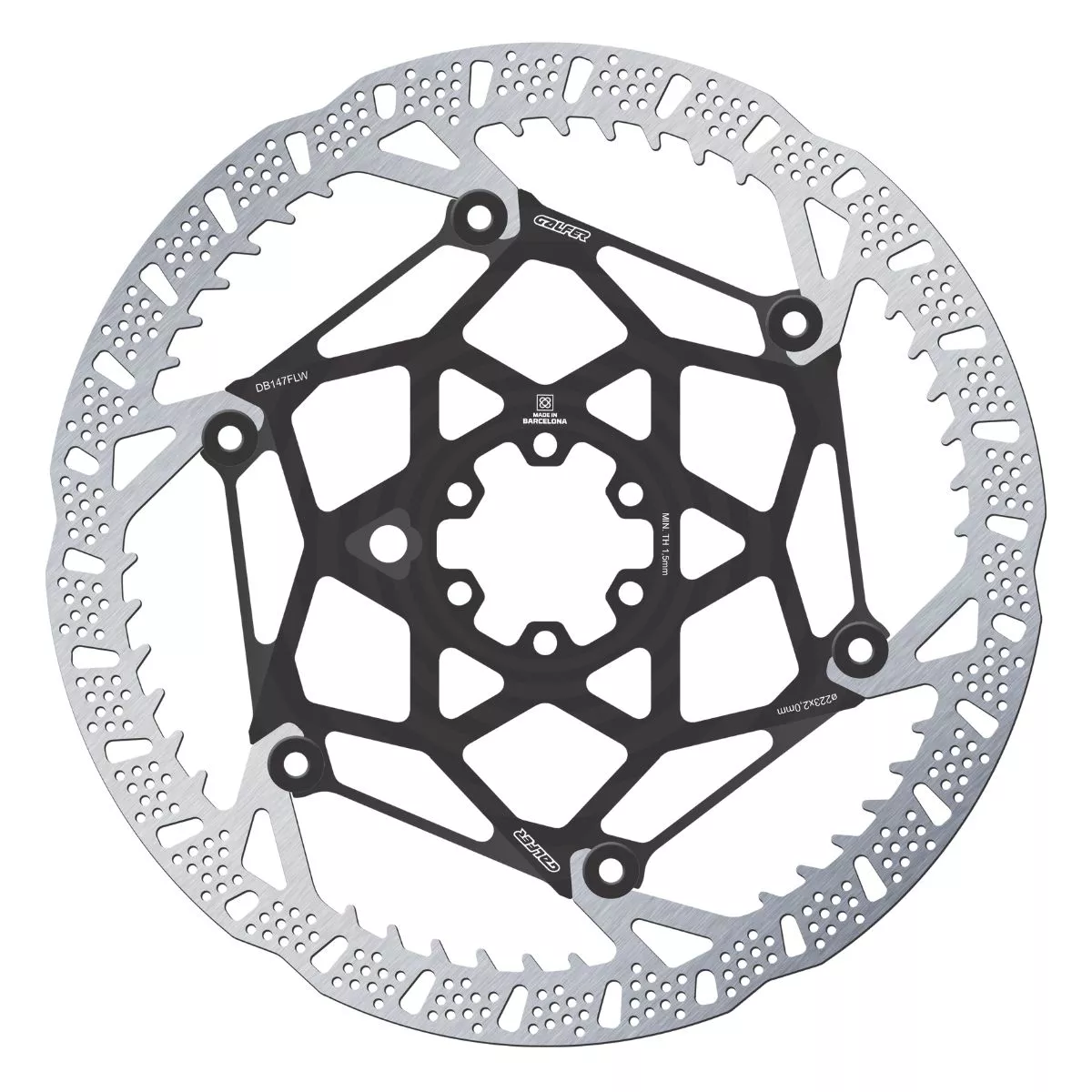 GALFER – MTB SHARK EVO DISC ROTOR – 6-BOLT – 2MM