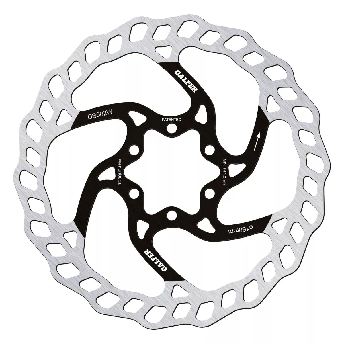 GALFER – MTB WAVE DISC ROTOR – 6-BOLT
