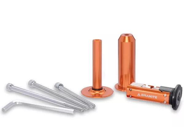 Granite Designs Stash Tool Kit With 42mm Bottom Cap For Tapered Steerer – Orange
