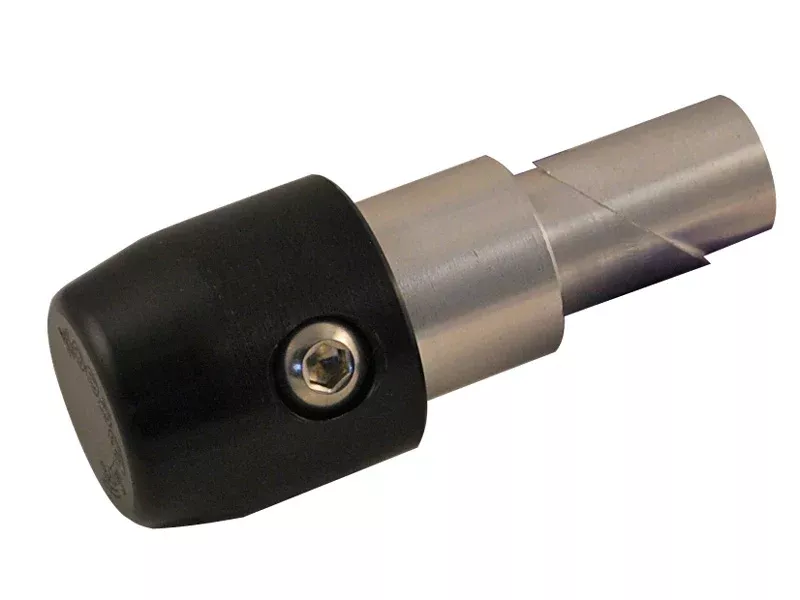Heavy Duty Plastic Bar End Slider Assembly with Guard Mount - Single