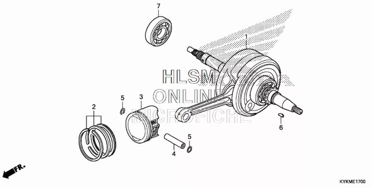 Honda CRF110F Wrist Pin 2013 - 2024