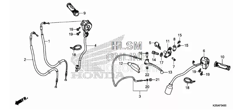 Honda Throttle Cables Grom 2017-2020