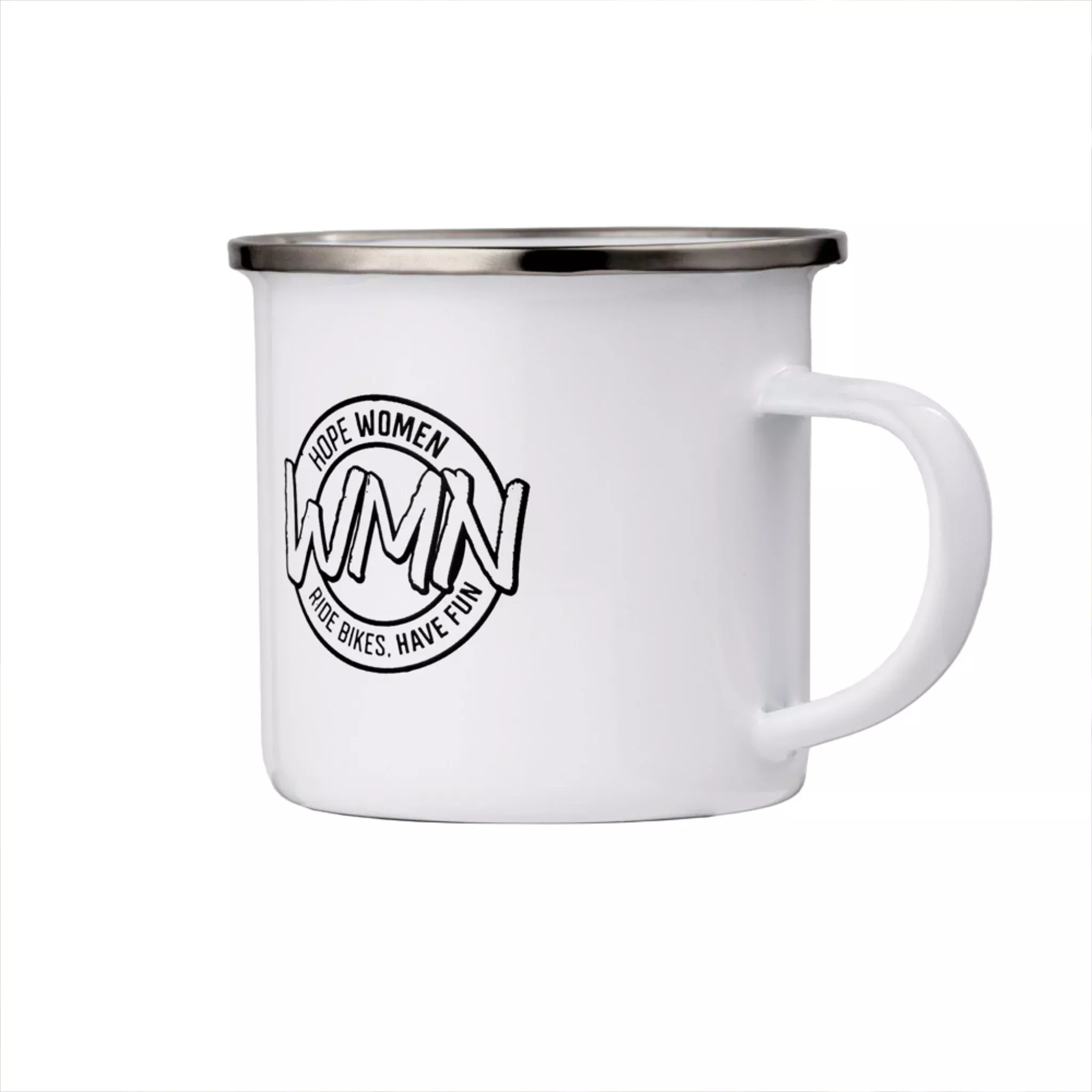 Hope WMN Enamel Mug - White