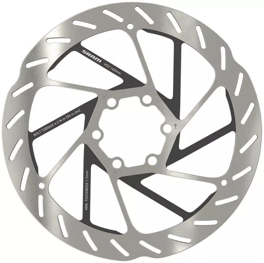 HS2 6-Bolt Disc Brake Rotor (2.0mm)
