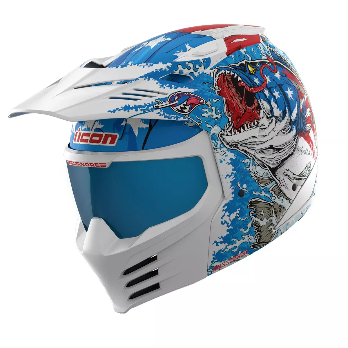 Icon Elsinore American Basstard Helmet CLOSEOUT