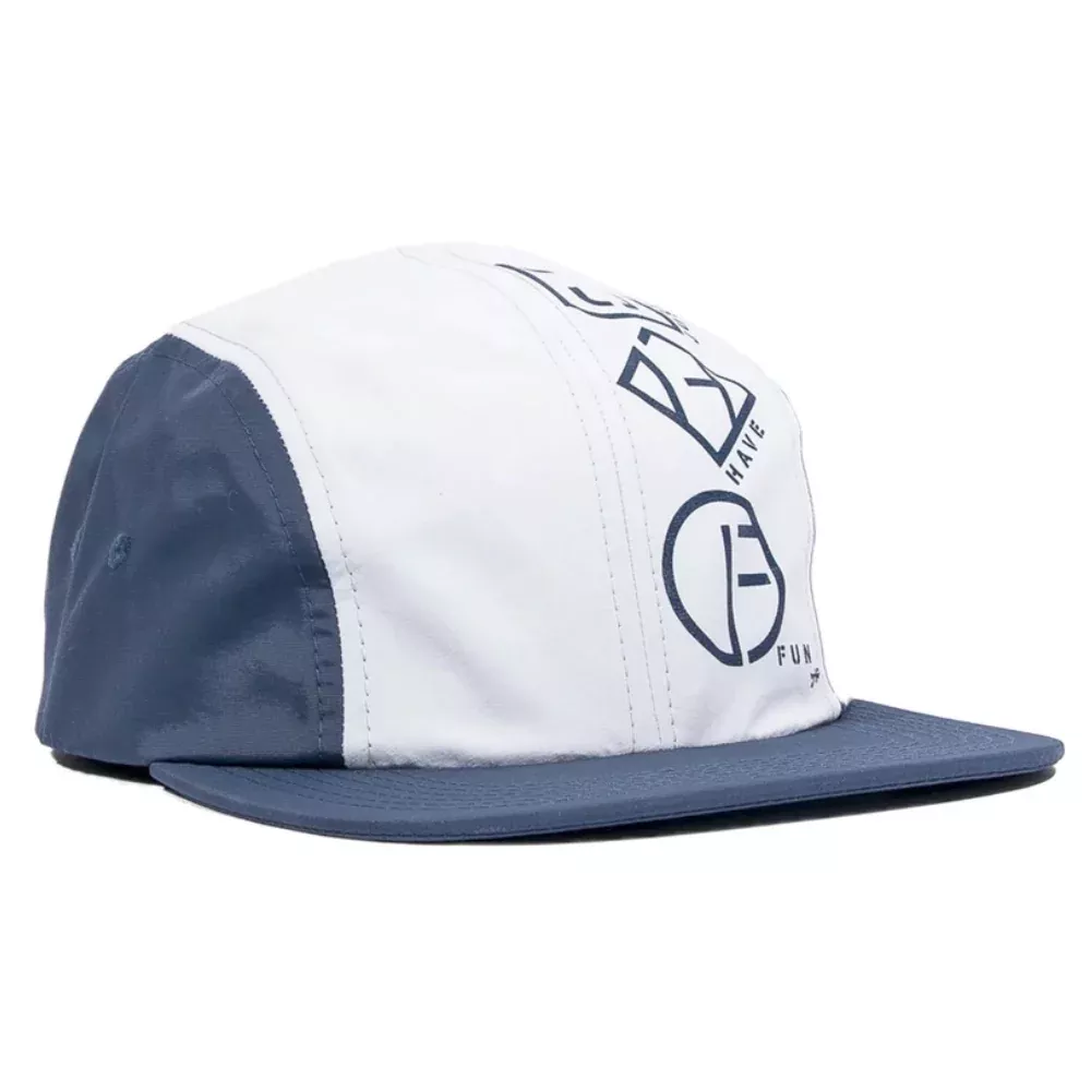 JHF Coastline Camper Hat White / Navy - Caps