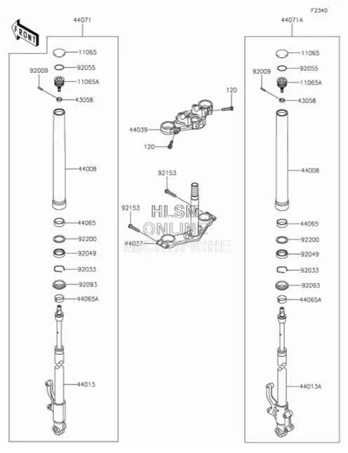 Kawasaki Z125 Fork Oil Seal