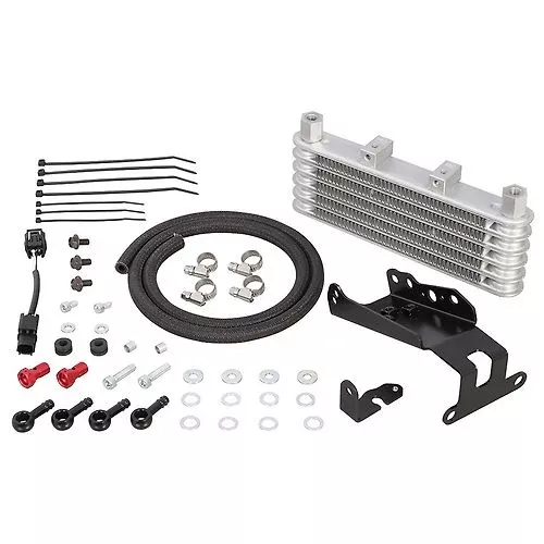 Kitaco 5 Row Oil Cooler Kit - Honda Monkey 125 | Complete Bolt-On System