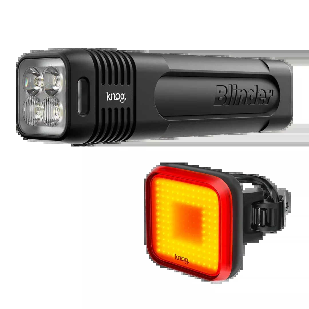 Knog Blinder 600 | Square Light Set - 600/100 Lumens