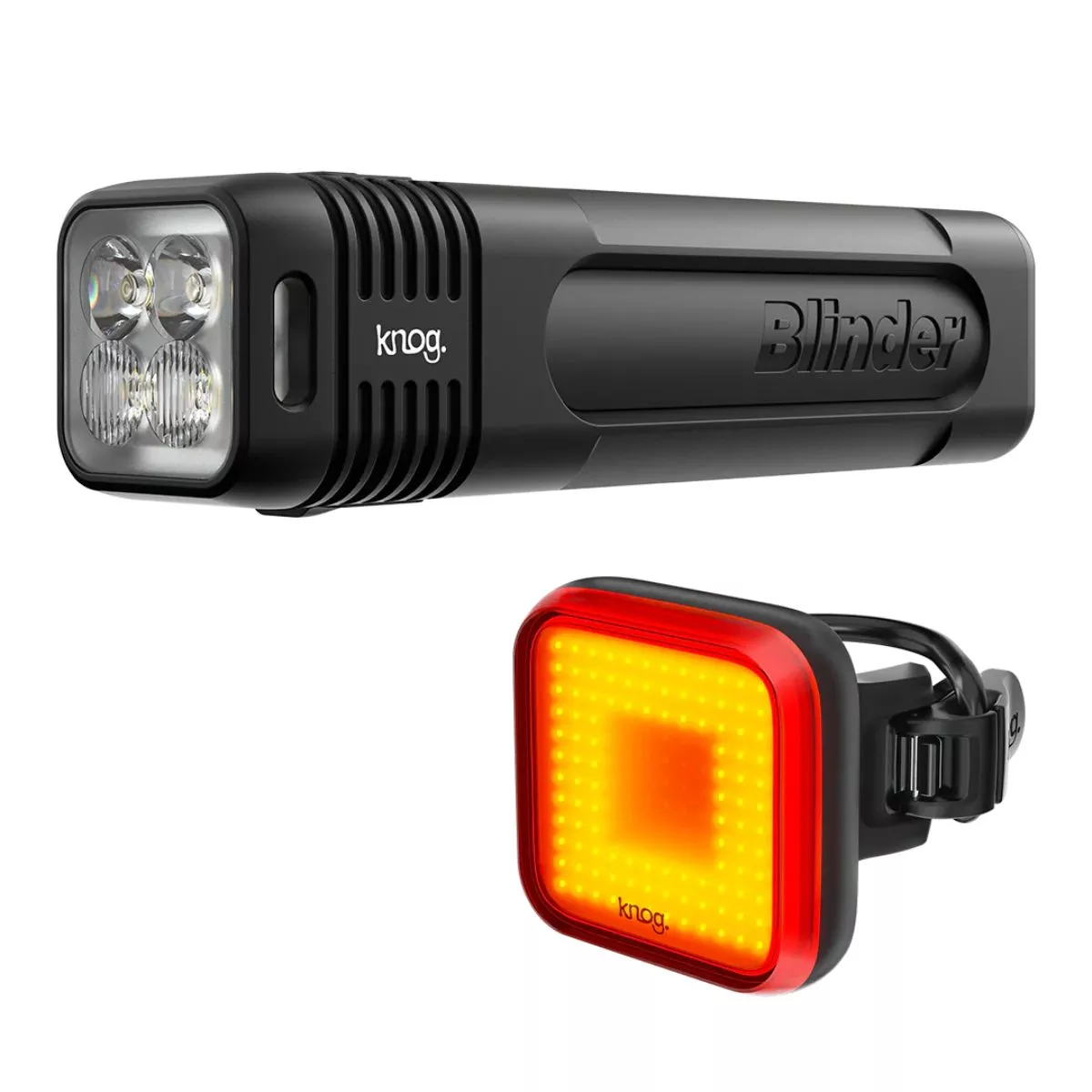 Knog Lightset, Blinder 900 + Blinder Square Rear