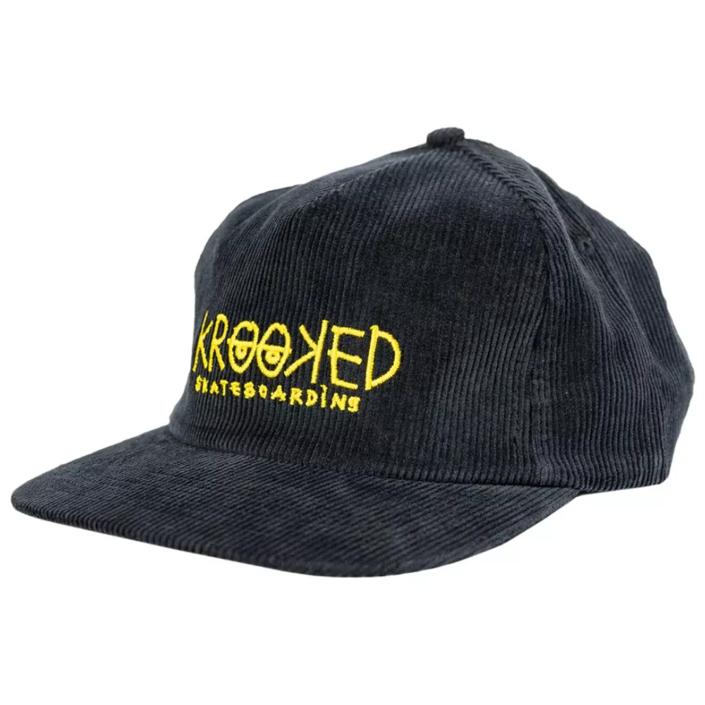 Krooked Krooked Eyes Snapback Black / Yellow