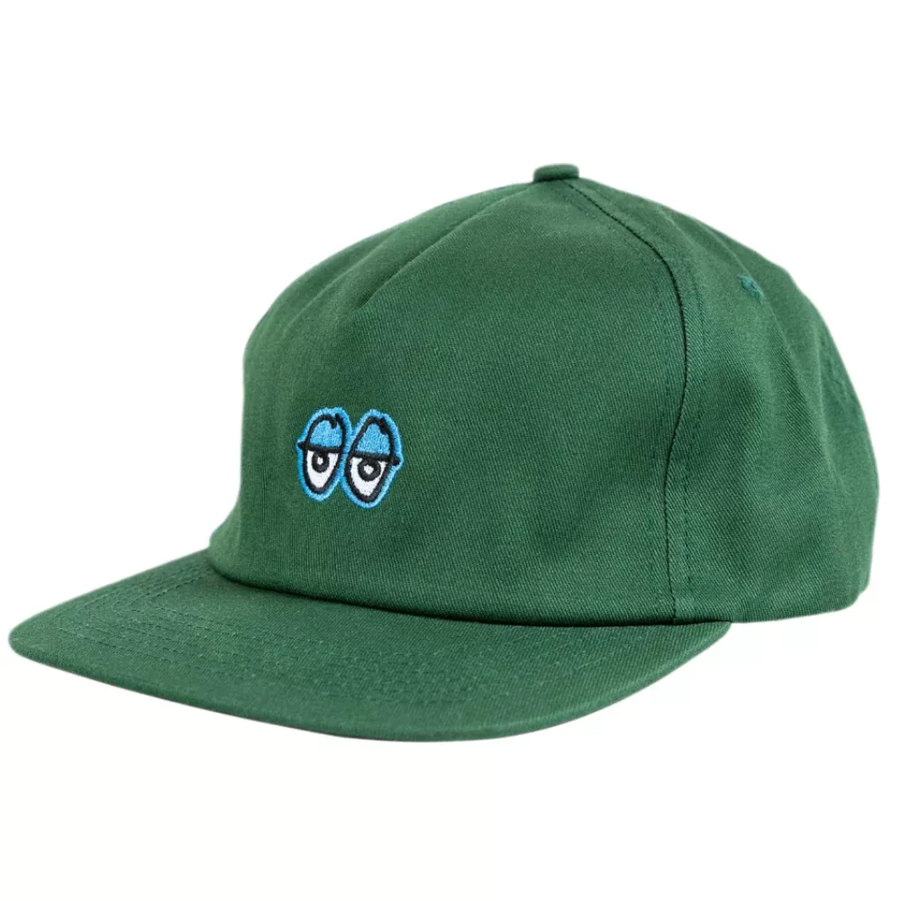 Krooked Krooked Eyes Snapback Dark Green / Blue