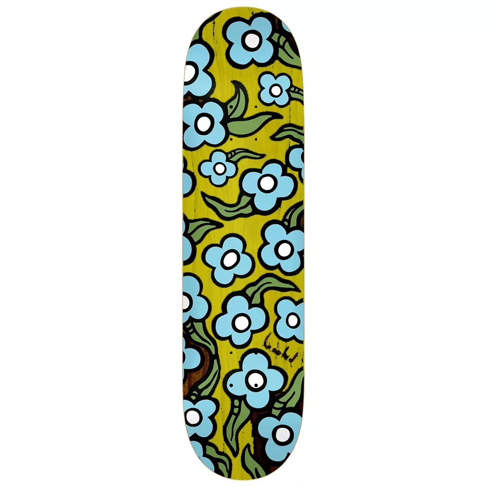 Krooked Team Wild Style Flowers 8.5 - Skateboard Deck