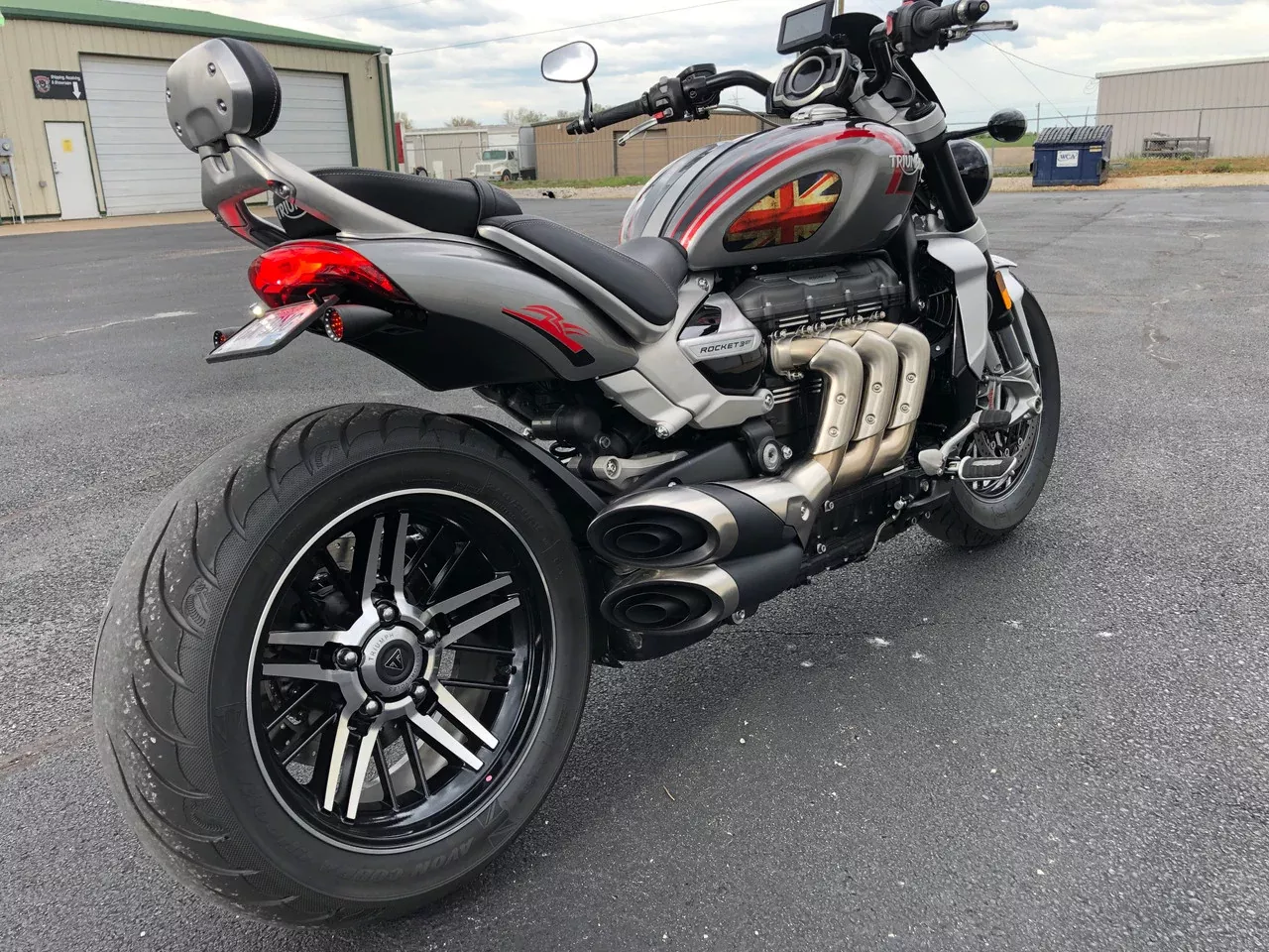 Lamonster Garage License Plate Bracket — 2020+ Triumph Rocket 3