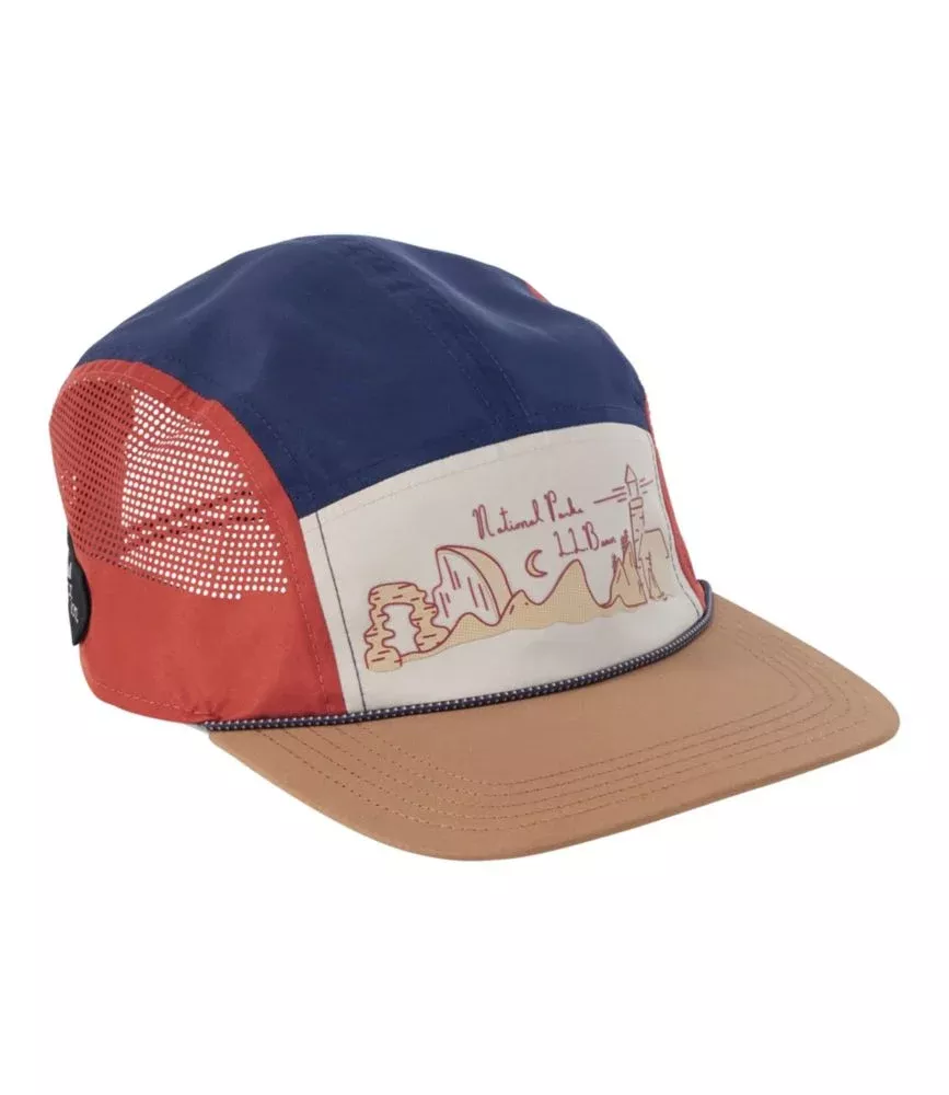 LL Bean Mountain Classic 5-Panel Cap Unisex - Natural National Parks