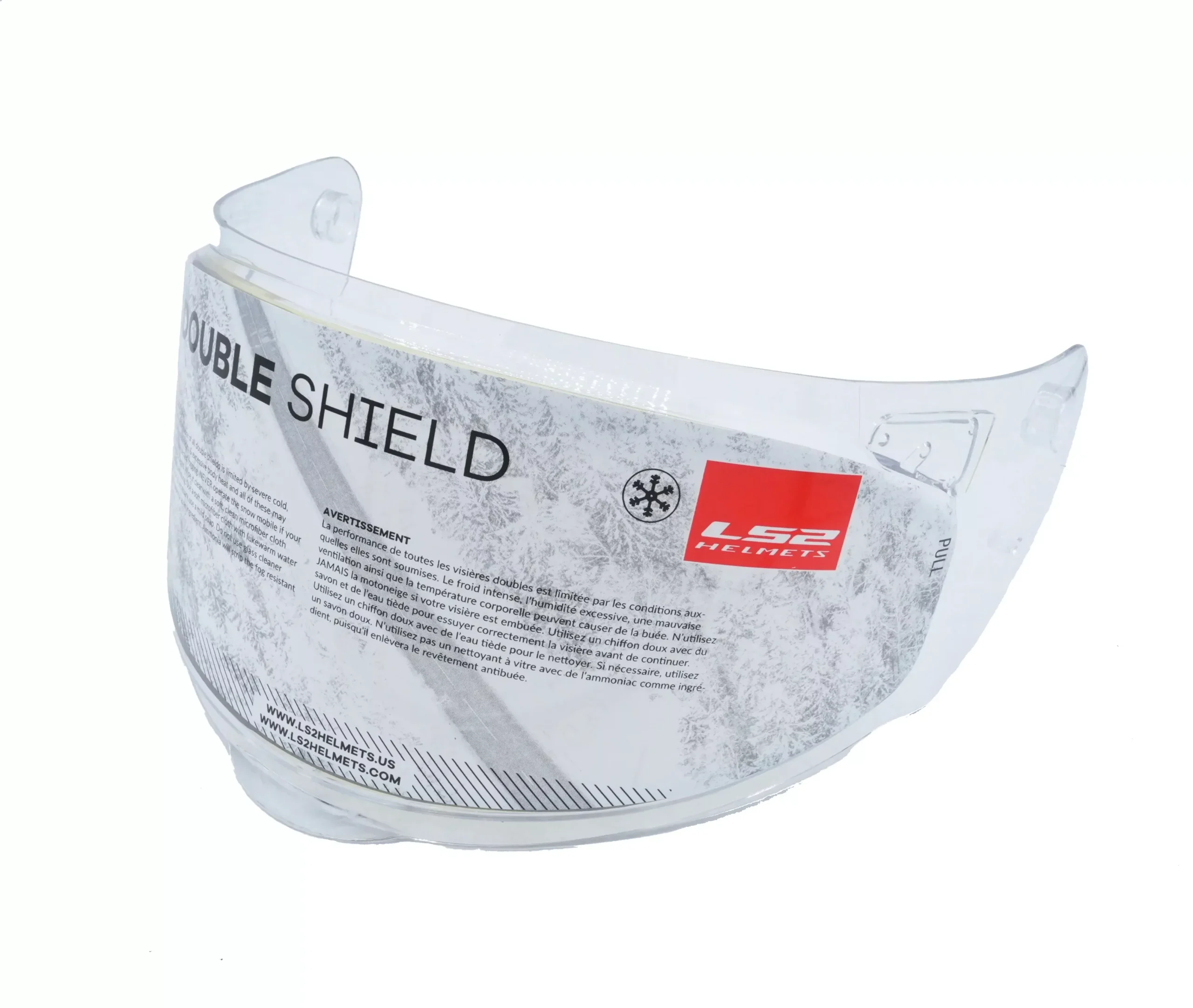 LS2 Assault/Rapid/Stream Snow Dual Pane Face Shield