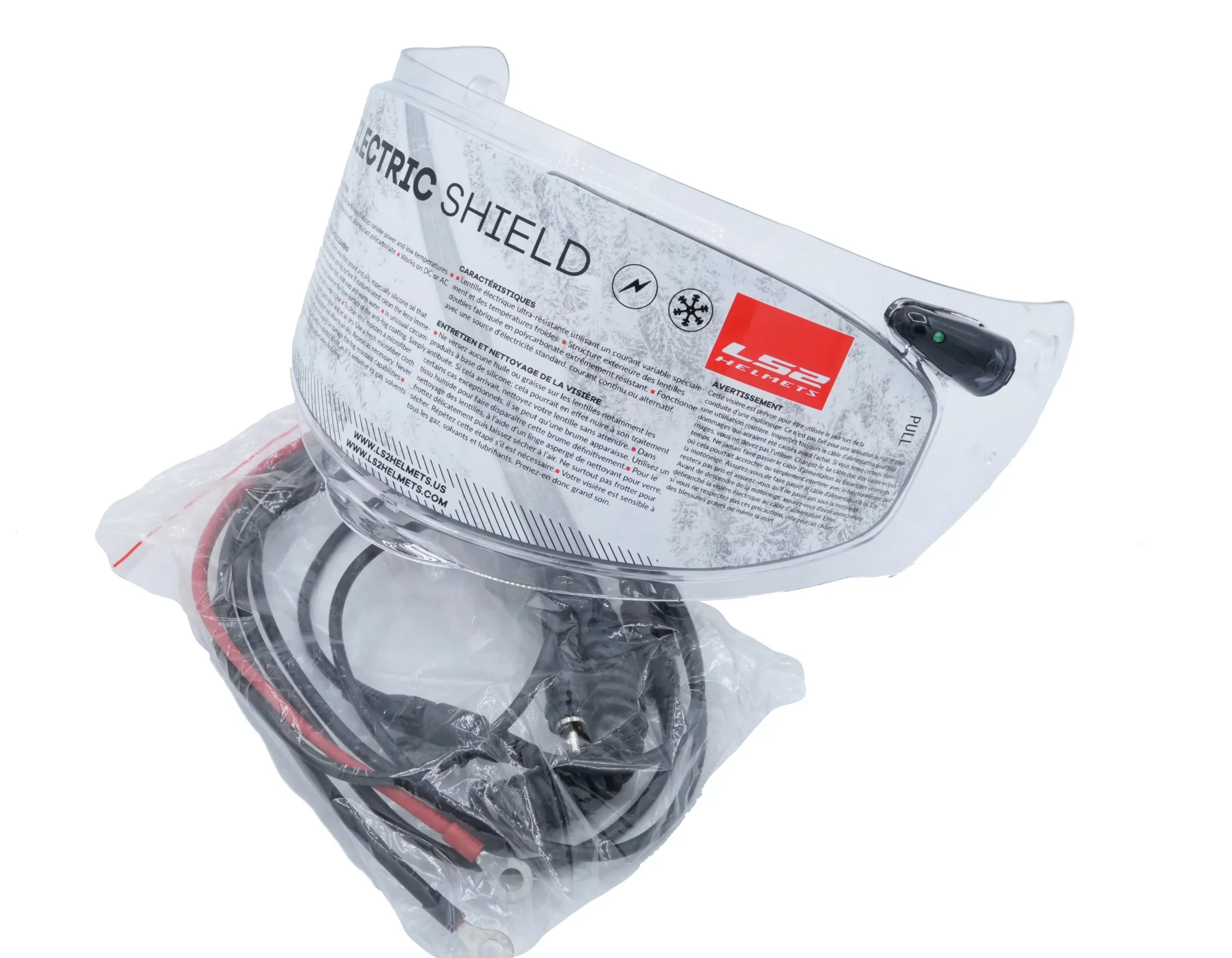 LS2 Assault/Rapid/Stream Snow Electric Face Shield