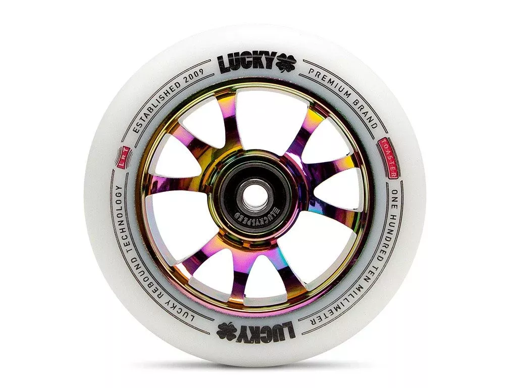 Lucky Toaster 110mm Wheel - White Urethane