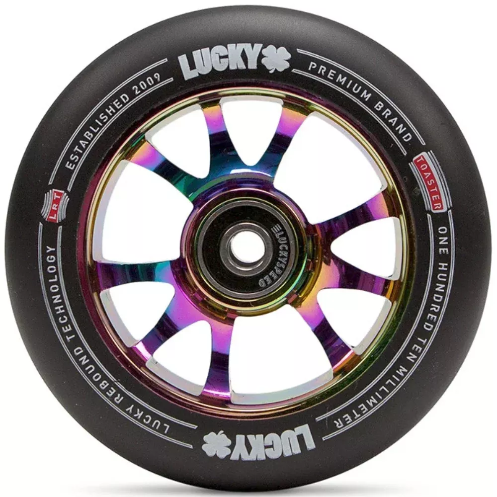 Lucky Toaster Neo Chrome 110mm (PAIR) - Scooter Wheels